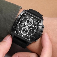 Jam tangan pria EVANS JAYDEN ORIGINAL CHRONO AKTIF SEMUA 9463-1 RUBBER