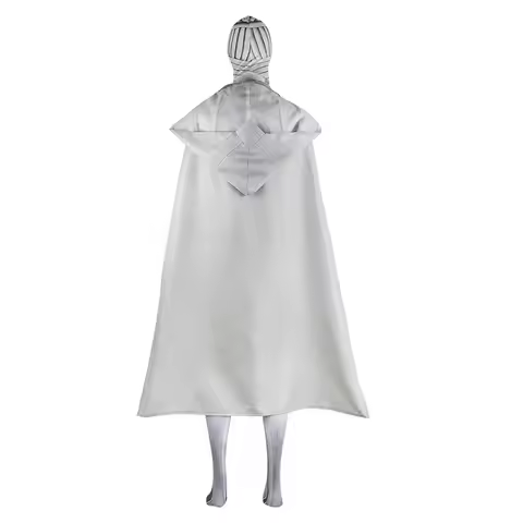 CyMarc Spector Moon Knight Mister Cosplay Costume Movie Werewolf By Night Man Of Wolf Cloak Jumpsuit