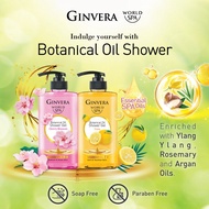 Ginvera World Spa Botanical Oil Shower Gel Cherry Blossom  Yuzu 600ml