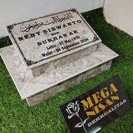 JAHUL TUGU COLORED TOMBSTONE 30X40/ TOMBSTONE/ TOMBSTONE TILE + WOODEN PACKING