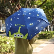 迪士尼黑膠自動傘-正版授權 小熊維尼 三眼怪 奇奇蒂蒂 黑膠傘 雨