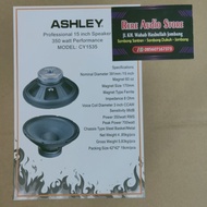 Speaker Professional Ashley 15" CY1535 Woofer 15 inch Original CY 1535