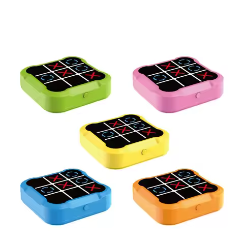 1Pcs Tic-Tac-Toe Board Games for Adults Kids Montessori Puzzle Table Game Chess Set Portable Portabl