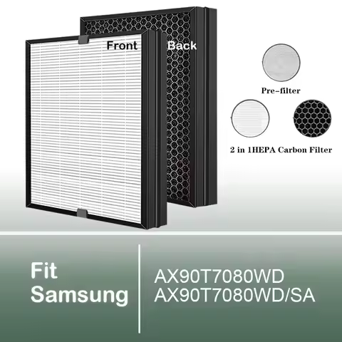 Replacement HEPA Carbon filter for Samsung Air purifier AX90T7080 AX90T7080WD AX90T7080WD/SA