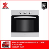 EF 60CM CONVENTIONAL MECHANICAL CONTROL BUILT-IN OVEN BO-AE62A