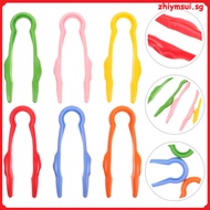 6 Pcs Tweezers Outdoor Toys' Children's Plastic Collecting Forceps Experimental Kids