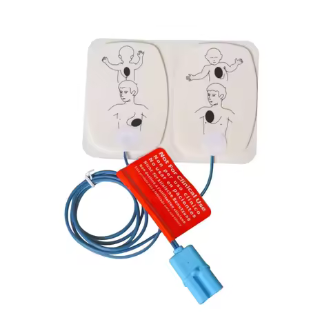 1 pair AED Children Training Patch Replacementable Emergency Electrode Pads For AED Trainer Accessor