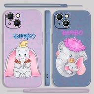 Cute D-Dumbo Phone Case+Lanyard For Vivo Y18S Y28S X100 X90 X70 X60 Pro IQOO Z7 Z7X V15 Soft Shockpr