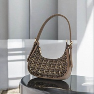 ZIVAZIA Tas Bahu Wanita Delia Shoulder Bag Wanita Kekinian 2 Tali Premium Import Tas Wanita Slempang