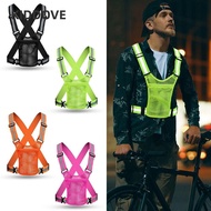 KIDDOVE Safety Vest, Multicolor Lattice Reflective Straps Highlight Reflective Vest, Adjustable Nigh