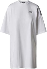 NF0A87NF94X W S/S Essential Oversize Tee Dress T-Shirt Women's TNF White/Latte Size XS, TNF White/La