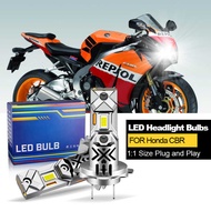 1/2Pcs B Canbus 1:1 Mini Size For Honda Cbr1000rr 2004 2005-2019 Motorcycle LED Headlight H7 Hi/L