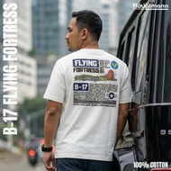 Hauptmann - Unisex T-Shirt - B-17 Flying Fortress - Bomber - WWII - Cotton 100% - Premium - 036