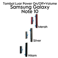 TOMBOL Power On Off and Volume Buttons for SAMSUNG NOTE 10 / NOTE 10 PLUS / SAMSUNG NOTE 10 10+ on o