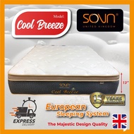 SOVN COOL BREEZE MICRO PUSTURE SPRING MATTRESS + COOL SILK PILLOW TOP (SINGLE,SUPER SINGLE,QUEEN, KI