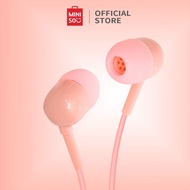 MINISO Headset Earphone Kabel dengan Mic microphone Earbuds in Ear Headphone Noise Cancelling Awet U