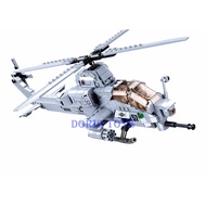 Sluban Brick War Helicopter | Attack Helicopter AH-1ZM38-B0838