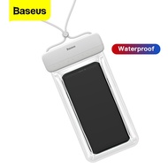 ☌ Baseus 7.2 inches Waterproof Phone Case for iPhone 13 Pro Max iphone 12 Swimming Bag IPX8 Universal Cover for Samsung S20 Diving Surf Case