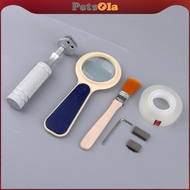 [PETSOLA] Cross Hatch Adhesion Cut Tester Instruction Kit with 2 Blades, Adhesion Tape,