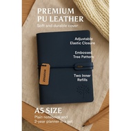eComaz PU Leather 2 year planner set / eComaz Perancang 2 Tahun Kulit PU Set A5 100s 100gsm / eComaz