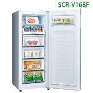 【SANLUX 台灣三洋】【SCR-V168F】165公升直立風扇無霜冷凍櫃(變頻)(標準安裝)