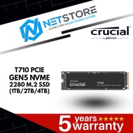 CRUCIAL T710 PCIE GEN5 NVME 2280 M.2 SSD (1TB/2TB/4TB)