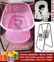 Duyan with metal stand for baby