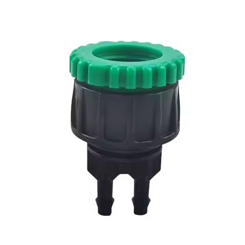 Garden Hose 1/4" to 1/2" 3/4" Female Thread 2-Way Y Connector Y Irrigation 4/7 Faucet Hose Connector