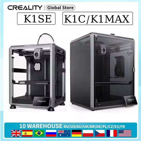 CREALITY K1SE/K1C/ K1MAX Printer Printer 600mm/s High-Speed Printing Super Sensing AI LIDAR 32mm³/s 