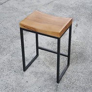 工業風方管鐵件矮椅/書桌椅/餐桌椅/商業空間/台灣客製