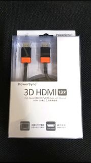 【群加 Powersync】HDMI4-GR180 3D數位乙太網影音傳輸線1.8M /HDMI線