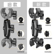 Upgraded Motorcycle Dual-Head Powerful Clamp Sports Camera Motorcycle Powerful Clamp Invisible Selfi