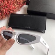 Chris 精品代購 YSL 聖羅蘭 時尚貴族 顏色3 前衛造型膠框太陽眼鏡 墨鏡  歐洲代購