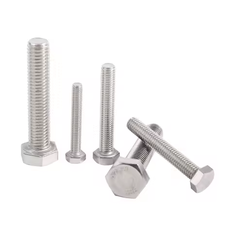 M3 M4 M5 M6 M8 M10 M12 M14 M16 A2-70 304 Stainless Steel Metric Thread DIN933 Hex Bolt External Hexa