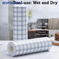 IESPOIRNC 1Roll/400Sheets One-Time Dishcloth, Thickened Dry Wet Dual-Use Disposable Lazy Cleaning Ra