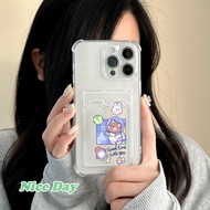 Wallet-style Flexible Case for Iphone 17/17Air/17ProMax/16/16E/15/14/13/12/11/XS/XR/XSMAX/7Plus/8Plu