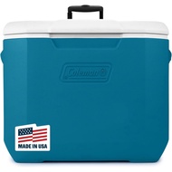 Coleman 60qt Rolling Cooler with Wheels, Insulated Portable Wheeled Chiller with Ice