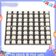 【yhumh03】WS2812 LED 5050 RGB 8x8 LED Matrix WS2812B 8x8 64-Bit Full Color 5050 RGB LED Lamp Panel Li