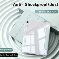 With Pencil Holder Case For Samsung Galaxy Tab A9 Plus 11 Cover Galaxy Tab S10 S7 S9 Fe S8 Plus 12.4