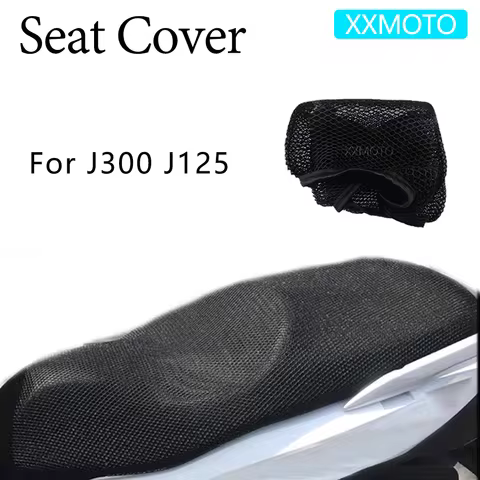 For KAWASAKI J300 J125 J 300 125 Motorcycle Seat Cover Heat Insulation Fabric Breathable 3D Mesh Non