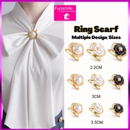 FUNSMILE : Scarf Ring Tudung Shawl Ring Tudung Headscraf Buckle Cincin Tudung Bawal Ring Shawl Brooc