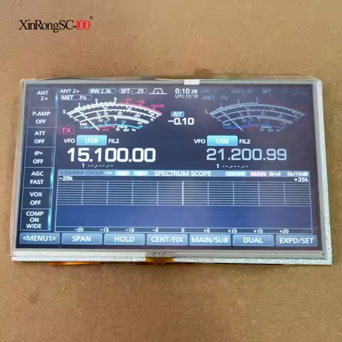 7.0" inch LCD Display screen for icom IC-7610 IC7610 7610 with touch screen