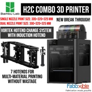 Bambu Lab H2C Combo Vortex Hotend Changing System Multi-Material 3D Printer