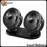 Portable car electric fan 12V/24V Usb electric fan for car High quality Car fan 12v double headed