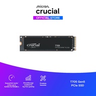 Crucial T705 PCIe Gen5 NVMe M.2 SSD (1TB / 2TB / 4TB)