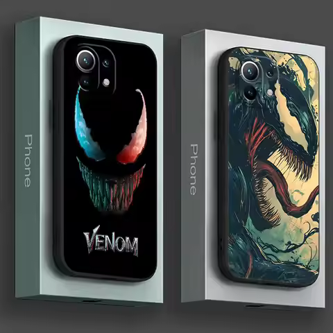 Marvel Black VENOM Art Phone Case For Poco X8Pro Max X5 X6 X7 X8 M6 M7 M8 F6 F7 Pro F8 Xiaomi 11T 13
