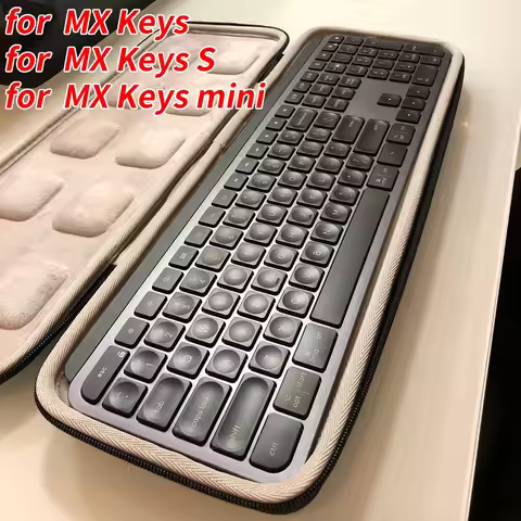 Protective Storage Bag Illuminated Keyboard Storage Case Carry Case for Logitech MX Keys Mini Wirele