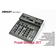 Mixer Ashley Better 4 4 Channel Usb Bluetooth DSP Efek Vokal Original