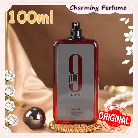 100ML 3.4 Fl. Oz/ 9AM 9PM Rebel Cologne for Men Men Eau De Toilette Arabic Perfume for Women and Men
