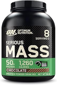 Optimum Nutrition Serious Mass Weight Gainer Protein Powder, Vitamin C, Zinc and Vitamin D for Immun